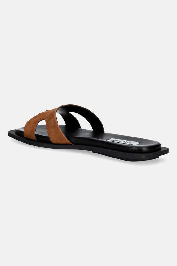 Obuwie Steve Madden klapki zamszowe Sofia 11003523.235 brązowy