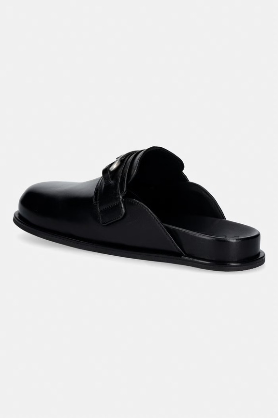 Obuwie ZADIG&VOLTAIRE klapki skórzane Angie SWCT02097 czarny