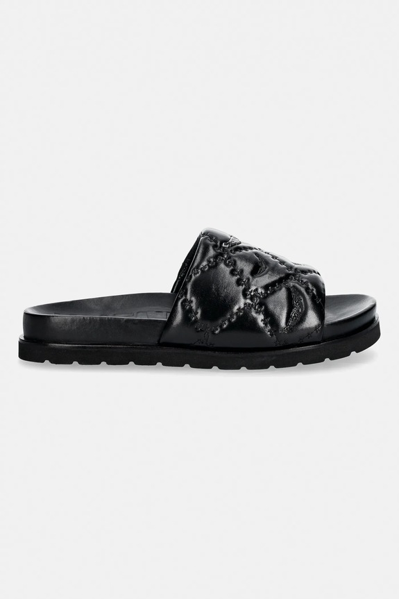 Kožené šľapky ZADIG&VOLTAIRE Teddy SWCT02119 čierna SS26