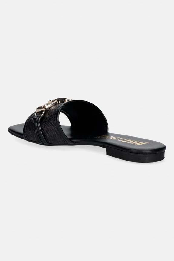 Încălțăminte Just Cavalli papuci 80RA3S81ZSE61899 negru