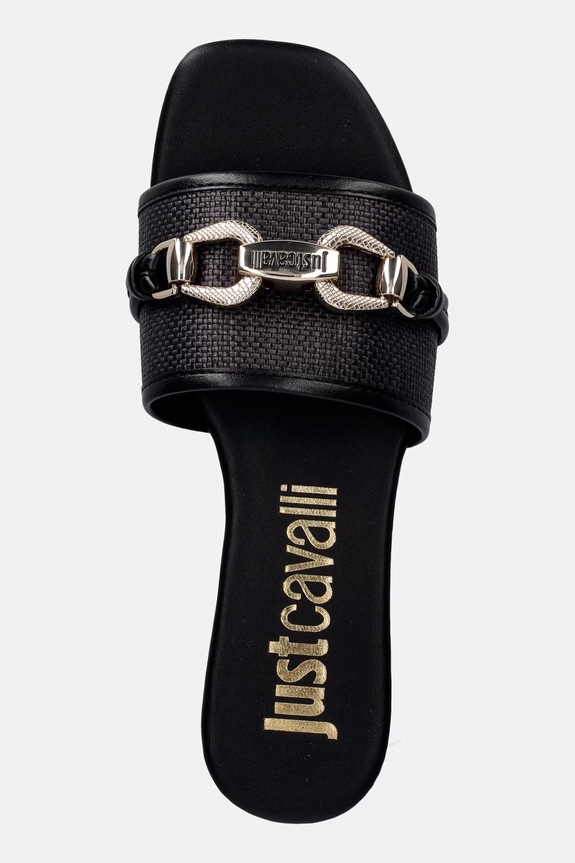 Just Cavalli papuci negru 80RA3S81ZSE61899