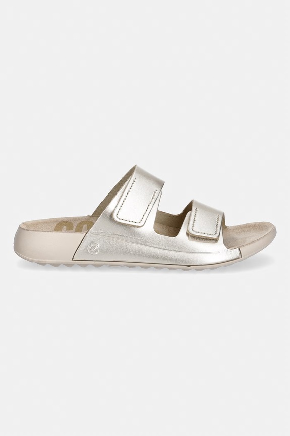 Kožené pantofle Ecco Cozmo W 206823.01688 zlatá SS26