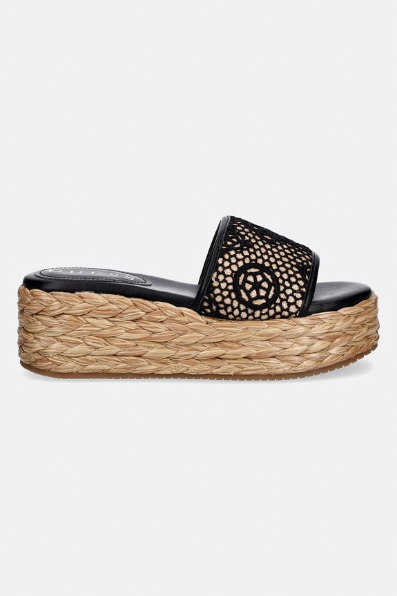 Guess klapki BINATA FLJBIA.FAL04.BLKNA czarny SS26