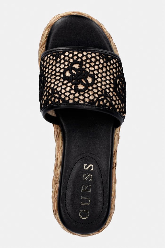 Guess klapki BINATA czarny FLJBIA.FAL04.BLKNA