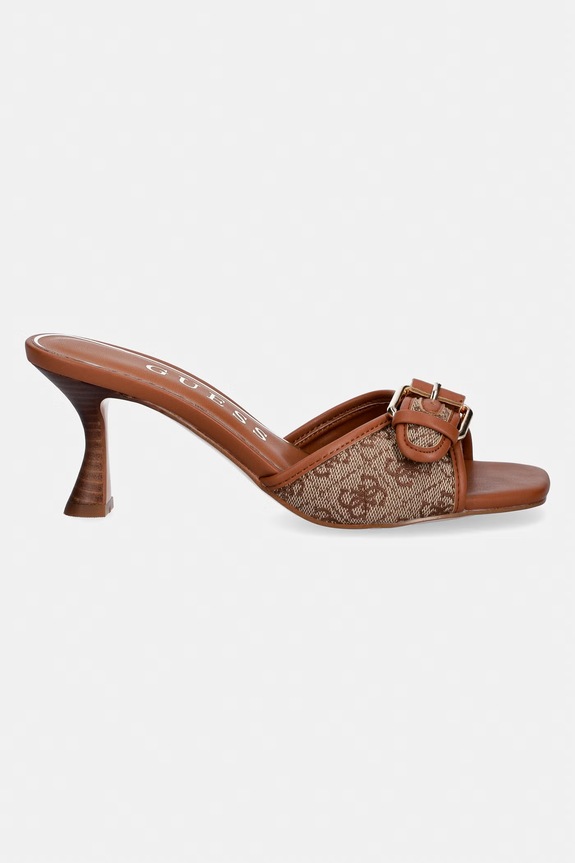 Guess klapki damskie DISTA2 FLJDI2.FAL03.BEIBR brązowy SS26