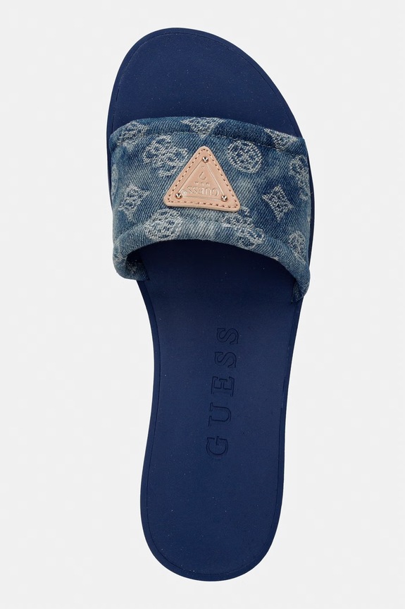 Guess klapki damskie ELYSONE granatowy FLJELS.DEN03.BLUE