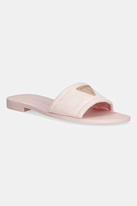 Guess papuci cu vârf deschis pentru femei ELYSONE roz FLJELS.DEN03.PINK