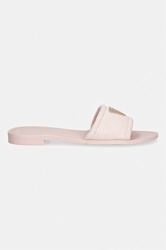 Guess papuci cu vârf deschis pentru femei ELYSONE FLJELS.DEN03.PINK roz SS26