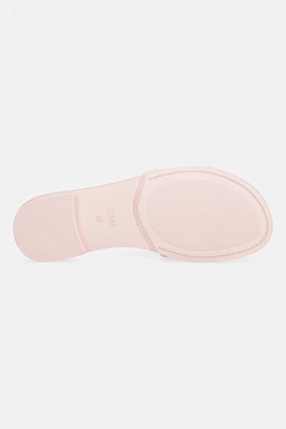Guess papuci cu vârf deschis pentru femei ELYSONE FLJELS.DEN03.PINK roz