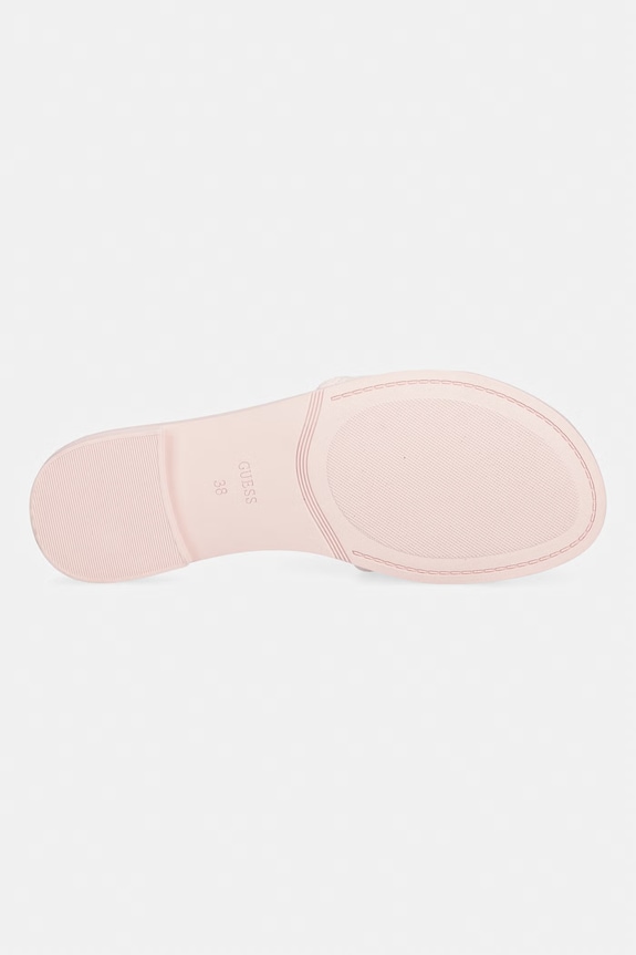 Guess papuci cu vârf deschis pentru femei ELYSONE FLJELS.DEN03.PINK roz