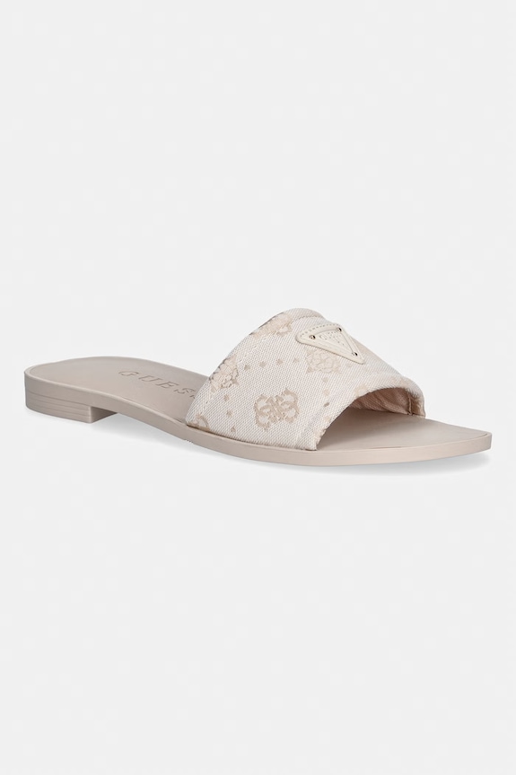 Guess papuci cu vârf deschis pentru femei ELYSONE bej FLJELS.FAL03.CREAM