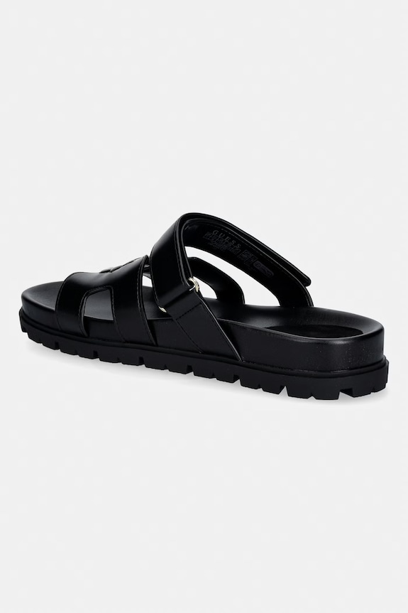 Obuv Guess na plochom podpätku dámske FASHIEY FLJFAS.ELE03.BLACK čierna
