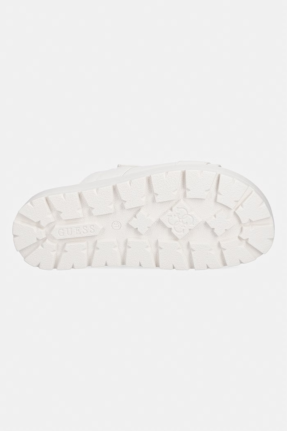 Guess klapki FAXON FLJFAX.ELE03.CREAM biały