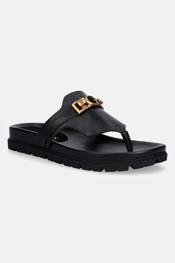 Guess tangapapucs női bőr FARRON fekete FLJFRR.LEA03.BLACK