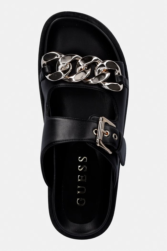 Natikače Guess FATEMA5 crna FLJFT5.ELE03.BLACK