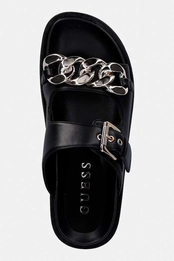 Natikače Guess FATEMA5 crna FLJFT5.ELE03.BLACK