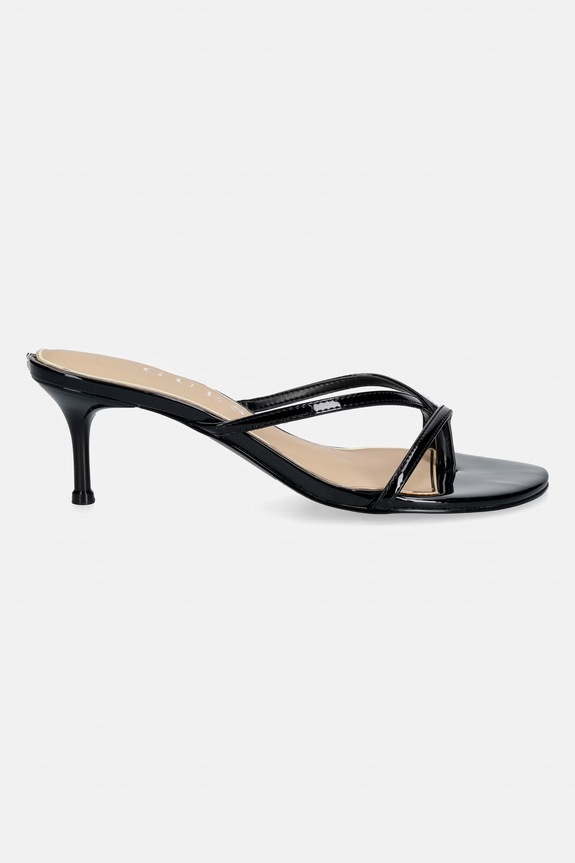 Guess papuci pentru femei GAZEY FLJGZY.PAF03.BLACK negru SS26