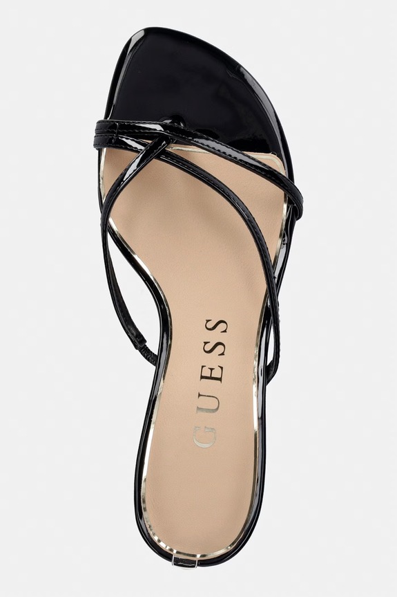 Guess papuci pentru femei GAZEY negru FLJGZY.PAF03.BLACK