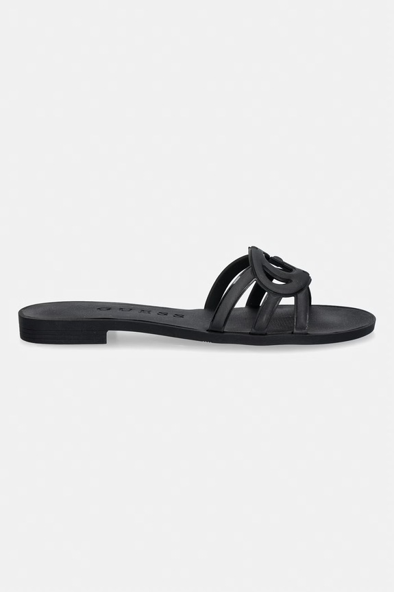 Guess papuci cu vârf deschis pentru femei ELYHO2 FLJHO2.ELE03.BLACK negru SS26