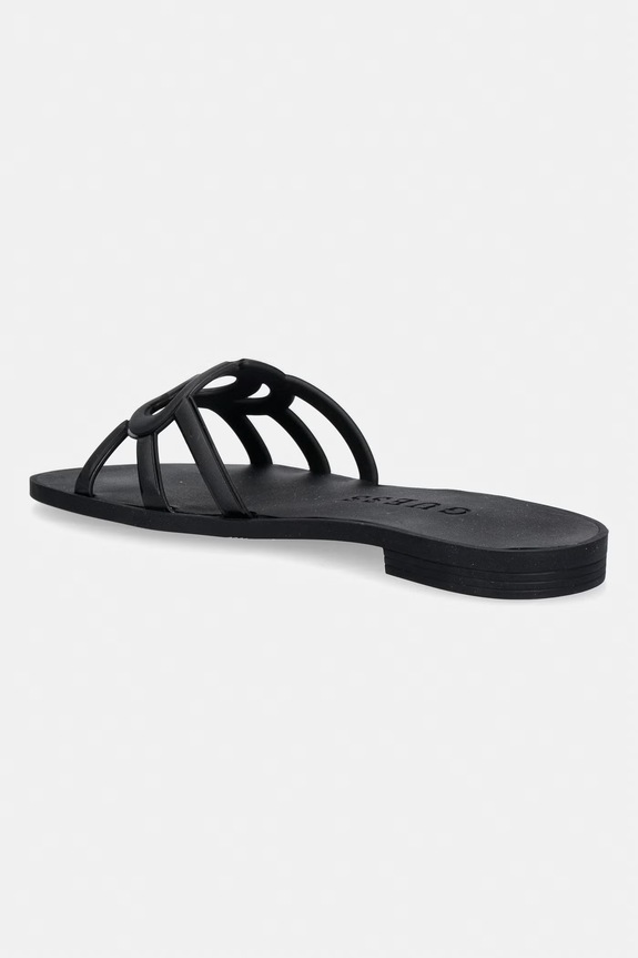 Încălțăminte Guess papuci cu vârf deschis pentru femei ELYHO2 FLJHO2.ELE03.BLACK negru