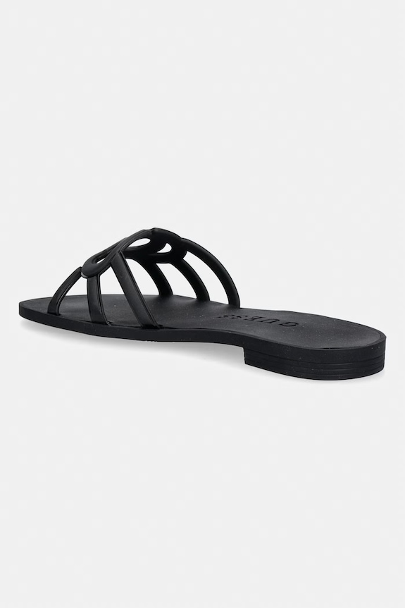Încălțăminte Guess papuci cu vârf deschis pentru femei ELYHO2 FLJHO2.ELE03.BLACK negru