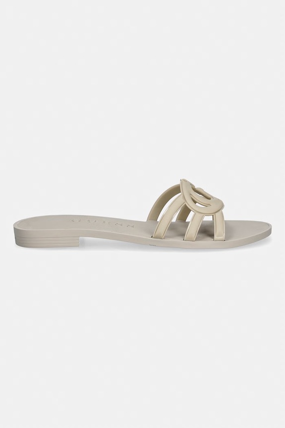 Guess klapki damskie ELYHO2 FLJHO2.ELE03.CREAM beżowy SS26