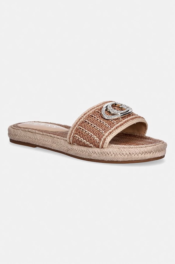 Guess klapki damskie KAYLIS beżowy FLJKLI.FAB03.NATU