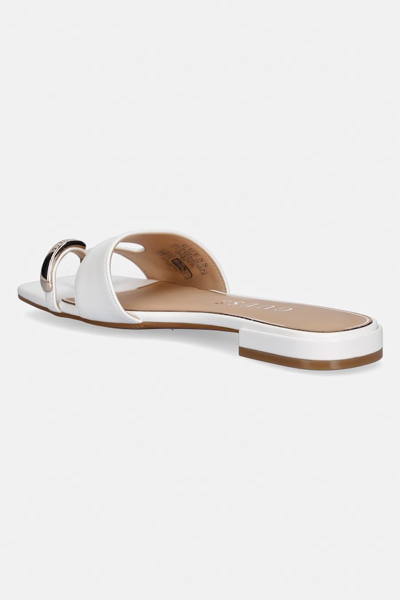 Cipők Guess női tangapapucs TABLITA FLJTBT.ELE19.WHITE fehér