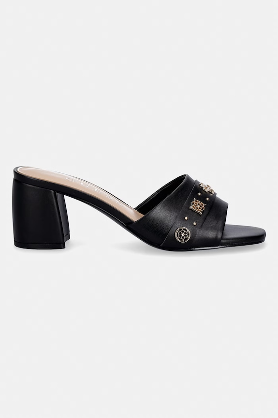 Guess női papucs GAURI FLJGAU.ELE03.BLACK fekete SS26