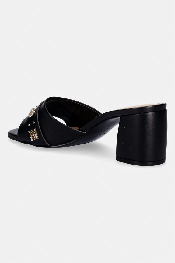 Cipők Guess női papucs GAURI FLJGAU.ELE03.BLACK fekete