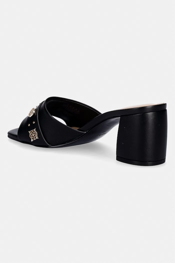 Cipők Guess női papucs GAURI FLJGAU.ELE03.BLACK fekete