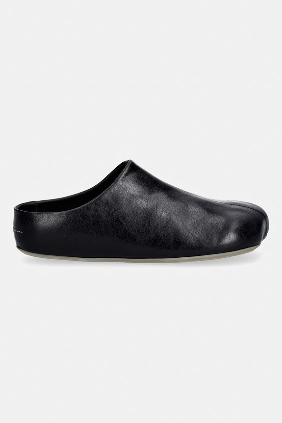 MM6 Maison Margiela Flip-flops Mules Women's leather S59WX0083.P7561.T8013 black SS26