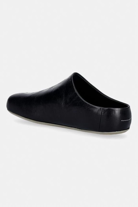 Shoes MM6 Maison Margiela Flip-flops Mules Women's leather S59WX0083.P7561.T8013 black