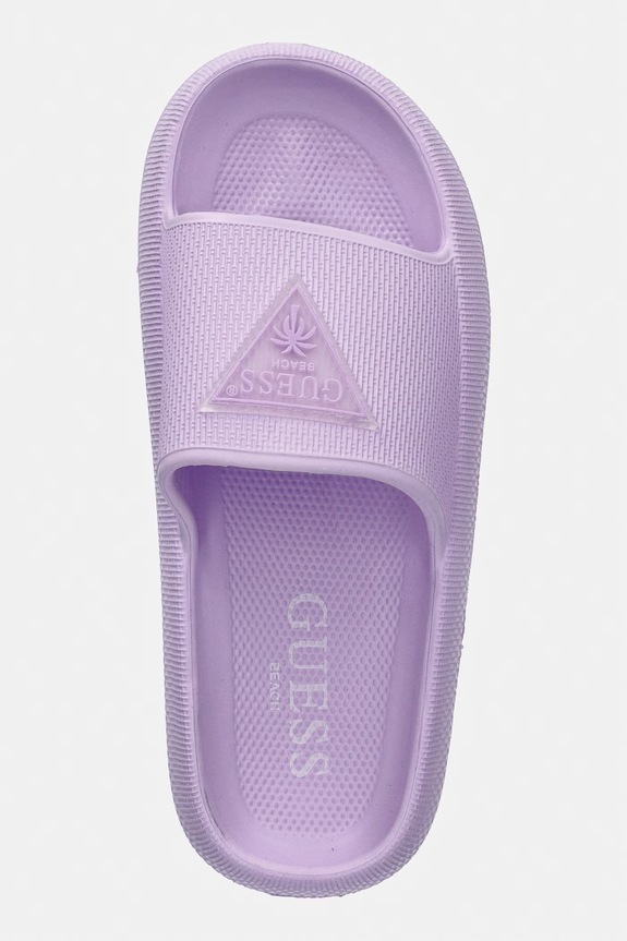 Guess klapki damskie fioletowy E6GZ19.WG5X0.A420