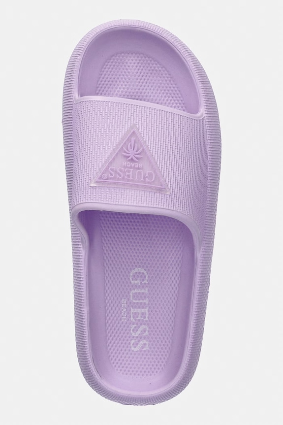 Guess klapki damskie fioletowy E6GZ19.WG5X0.A420