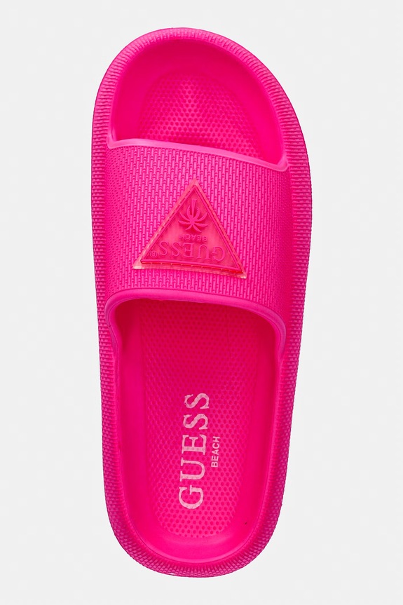 Guess klapki damskie różowy E6GZ19.WG5X0.G6J7