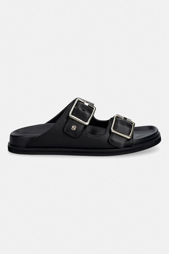 Кожени чехли BOSS Freyah 50563376.001 черен SS26