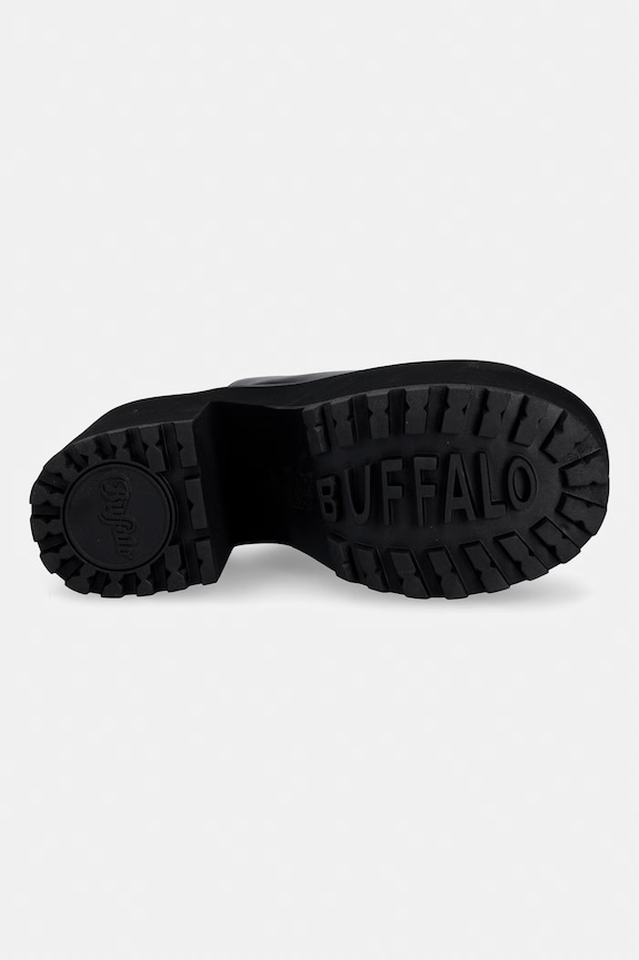 Buffalo šľapky na podpätku dámske Killah Mule 1291683 čierna