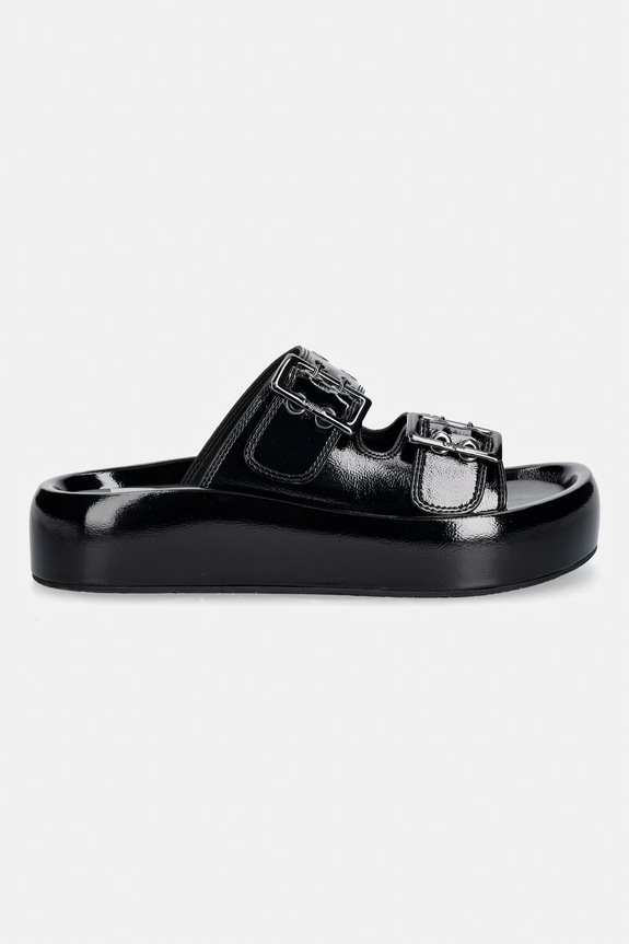 Buffalo papuci pentru femei Evelyn Ari Riv 1602302 negru SS26
