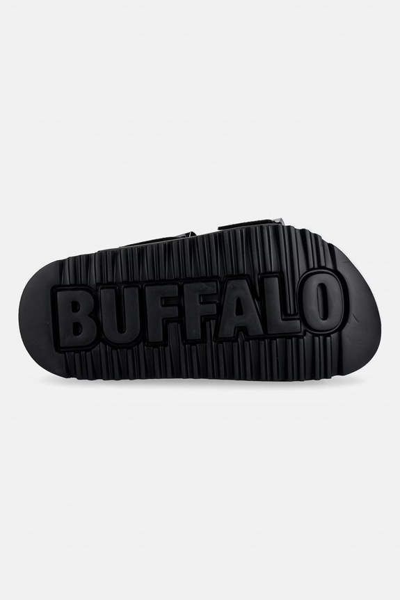 Buffalo klapki na platformie damskie Jane Ari Riv 1602316 czarny
