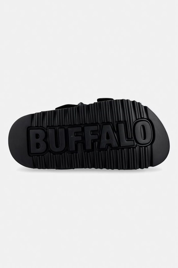 Buffalo šľapky na platforme dámske Jane Cross 1602317 čierna