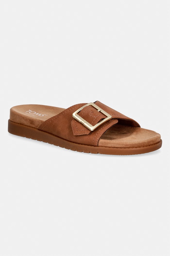 Toms papuci pentru femei MARIN SLIDE maro 10023089