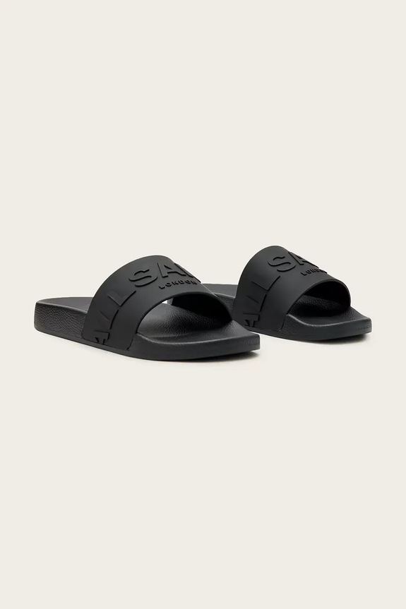 Natikači AllSaints Biggy Slider W044FA.BLK črna SS26