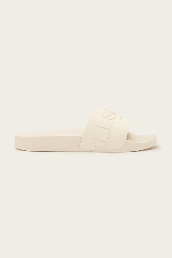 Natikači AllSaints Biggy Slider Sintetični bež W044FA