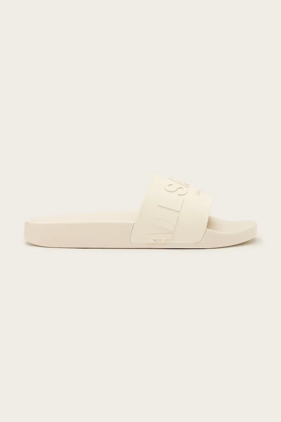 Natikači AllSaints Biggy Slider Sintetični bež W044FA