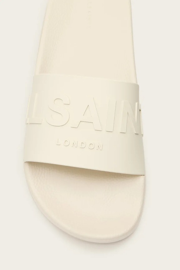 Natikači AllSaints Biggy Slider W044FA bež