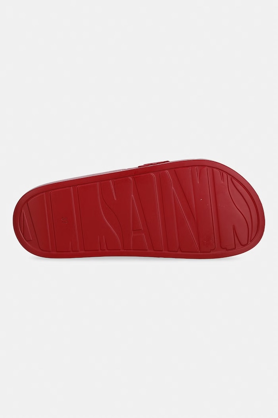 AllSaints klapki Biggy Slider W044FA.RED czerwony
