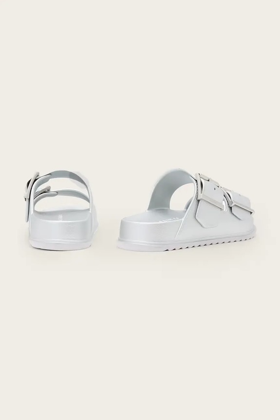 Obutev Natikači AllSaints Sian Eva Sandal W036FC srebrna