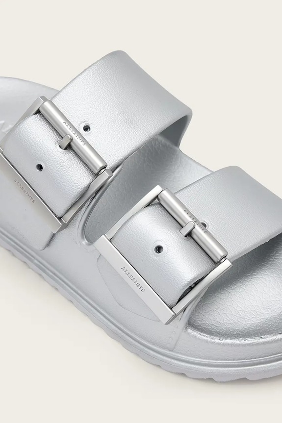 Natikači AllSaints Sian Eva Sandal srebrna W036FC
