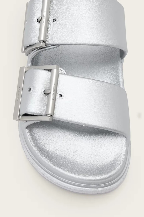 Natikači AllSaints Sian Eva Sandal W036FC srebrna